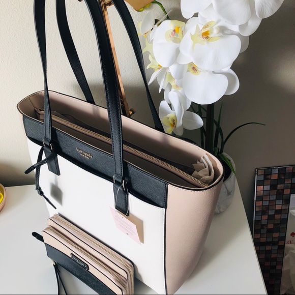 Kate Spade Cameron Laptop Tote & Large Wallet set - Picture 2 of 8